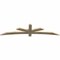 Ekena Millwork Alberta Rough Sawn Timber Gable Bracket, Douglas Fir, 84"W x 21"H x 2"D x 4"F, 6/12 Pitch GBW084X21X0204ALB00RDF - alternate 3